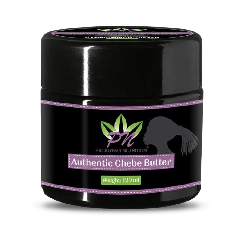 Chebe Butter 120g : Traditionally Made with 100% Raw Shea Butter & Natural Oils with Chebe Powder